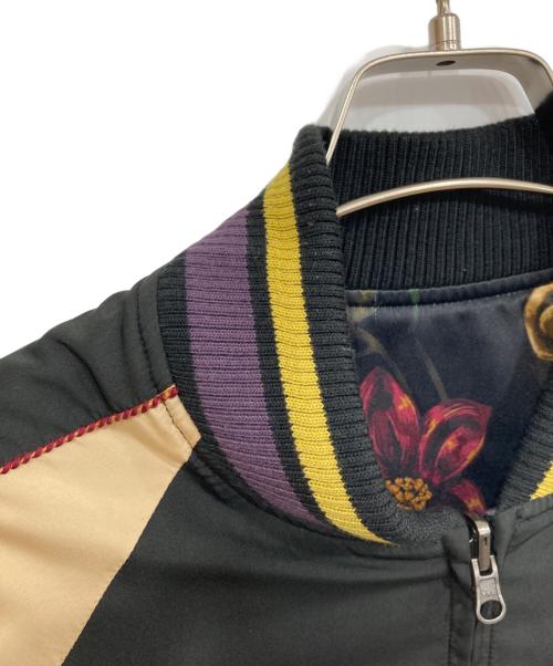 glamb（グラム）glamb (グラム) ジョルノ・ジョバァーナスカジャケット　ジョジョコラボ ブラックの古着・服飾アイテム