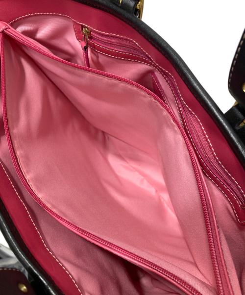 COACH（コーチ）COACH (コーチ) ストロートートバッグ ブラック×ホワイトの古着・服飾アイテム