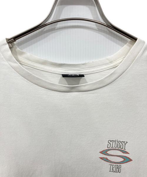 stussy（ステューシー）stussy (ステューシー) SロゴプリントTEE ホワイト サイズ:Mの古着・服飾アイテム