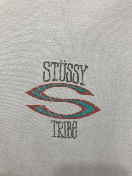 stussy（ステューシー）stussy (ステューシー) SロゴプリントTEE ホワイト サイズ:Mの古着・服飾アイテム