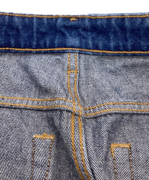 DIESEL（ディーゼル）DIESEL (ディーゼル) ペンシルジップデニムスカート インディゴ サイズ:24(61㎝)の古着・服飾アイテム