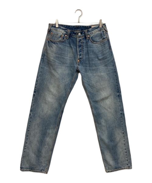 EVISU（エヴィス）EVISU (エヴィス) Daicock Print Baggy Jeans インディゴ サイズ:33×34の古着・服飾アイテム