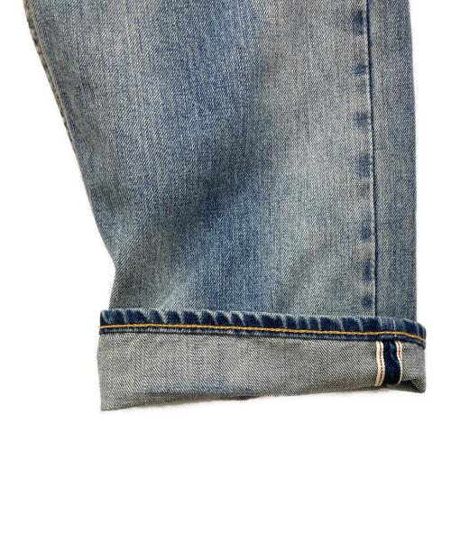 EVISU（エヴィス）EVISU (エヴィス) Daicock Print Baggy Jeans インディゴ サイズ:33×34の古着・服飾アイテム