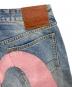 中古・古着 EVISU (エヴィス) Daicock Print Baggy Jeans インディゴ サイズ:33×34：25000円