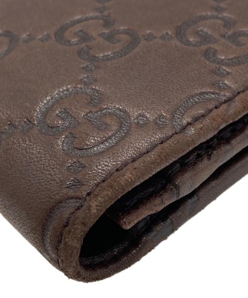 GUCCI（グッチ）GUCCI (グッチ) 長財布 ブラウンの古着・服飾アイテム