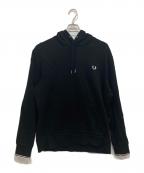 FRED PERRYフレッドペリー）の古着「TIPPED HOODED SWEATSHIRT」｜ブラック