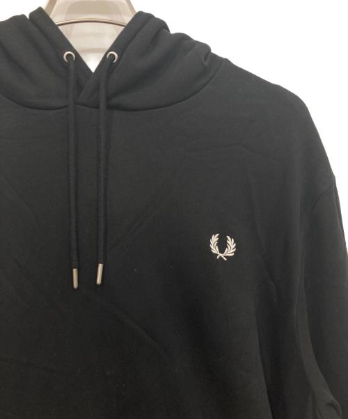 FRED PERRY（フレッドペリー）FRED PERRY (フレッドペリー) TIPPED HOODED SWEATSHIRT ブラック サイズ:XLの古着・服飾アイテム