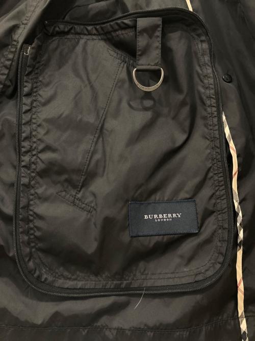 BURBERRY LONDON（バーバリーロンドン）BURBERRY LONDON (バーバリーロンドン) ナイロンコート ブラック サイズ:38の古着・服飾アイテム