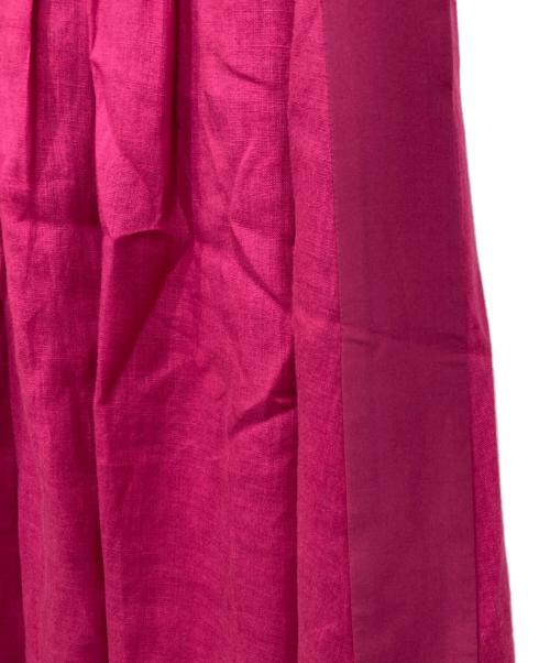 ebure（エブール）EBURE (エブール) リネンスカート ショッキングピンク サイズ:38の古着・服飾アイテム