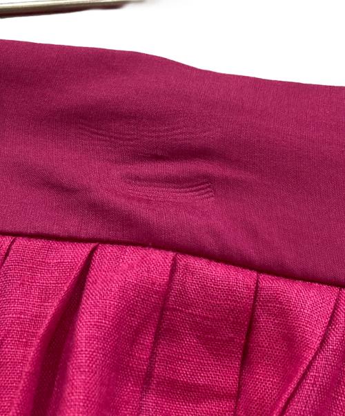 ebure（エブール）EBURE (エブール) リネンスカート ショッキングピンク サイズ:38の古着・服飾アイテム