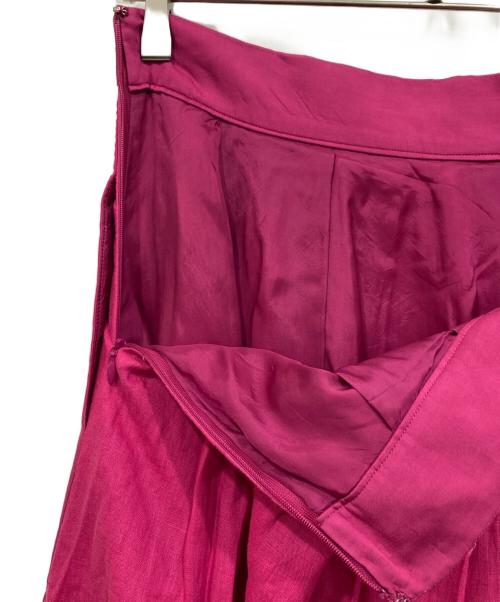ebure（エブール）EBURE (エブール) リネンスカート ショッキングピンク サイズ:38の古着・服飾アイテム