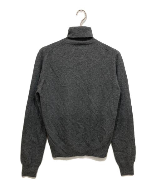 VALENTINO（ヴァレンティノ）VALENTINO (ヴァレンティノ) カシミヤロゴニット グレー サイズ:Lの古着・服飾アイテム