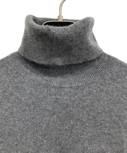 VALENTINO（ヴァレンティノ）VALENTINO (ヴァレンティノ) カシミヤロゴニット グレー サイズ:Lの古着・服飾アイテム