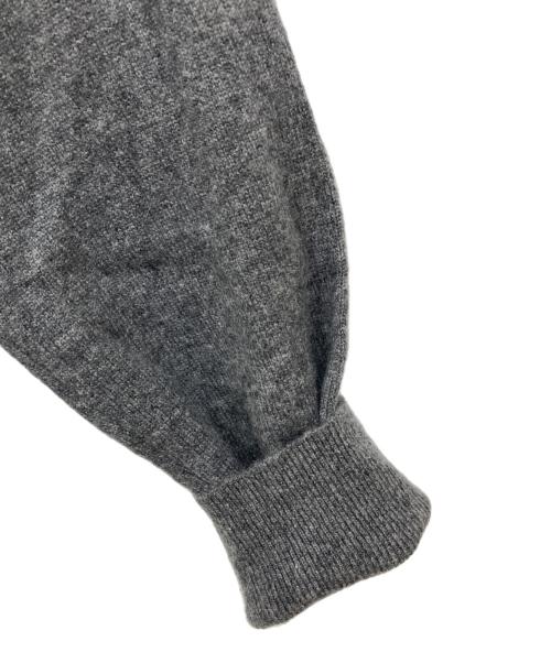 VALENTINO（ヴァレンティノ）VALENTINO (ヴァレンティノ) カシミヤロゴニット グレー サイズ:Lの古着・服飾アイテム