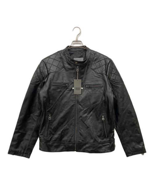 BOLINI（ボリーニ）BOLINI (ボリーニ) レザーライダースジャケット ブラック サイズ:50の古着・服飾アイテム