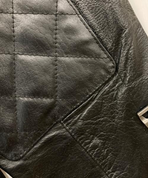 BOLINI（ボリーニ）BOLINI (ボリーニ) レザーライダースジャケット ブラック サイズ:50の古着・服飾アイテム
