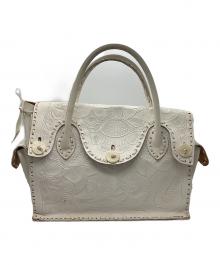 Carving Tribes（カービングトライブス）の古着「ハンドバッグ」｜ホワイト