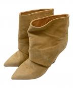 Martin Margiela22マルタン・マルジェラ22）の古着「スウェードショートブーツ」｜ベージュ