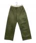 E.TAUTZ（イートーツ）の古着「ワイドチノパン　96-04-84-04027」｜カーキ