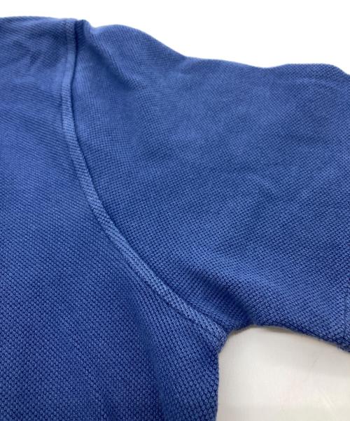 Cruciani（クルチアーニ）Cruciani (クルチアーニ) 鹿の子ポロシャツ ブルー サイズ:48の古着・服飾アイテム