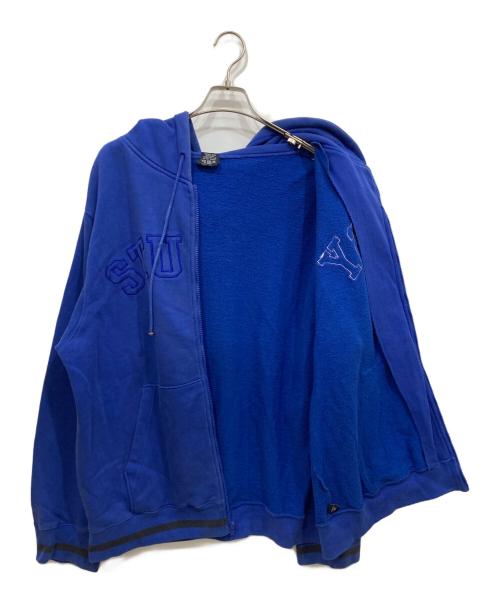 stussy（ステューシー）stussy (ステューシー) ジップパーカー ブルー サイズ:Mの古着・服飾アイテム