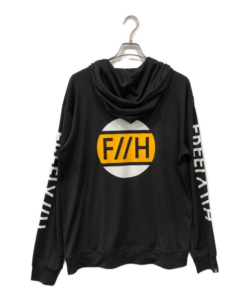 F//H（エフエイチ）F//H (エフエイチ) ジップパーカー ブラック サイズ:XLの古着・服飾アイテム