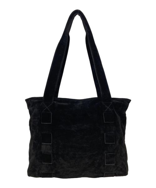 BOTTEGA VENETA（ボッテガベネタ）BOTTEGA VENETA (ボッテガベネタ) スウェードトートバッグ ブラックの古着・服飾アイテム