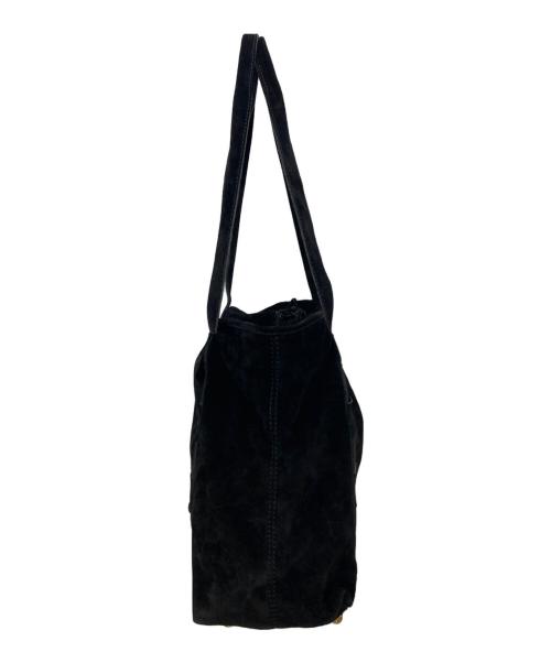 BOTTEGA VENETA（ボッテガベネタ）BOTTEGA VENETA (ボッテガベネタ) スウェードトートバッグ ブラックの古着・服飾アイテム
