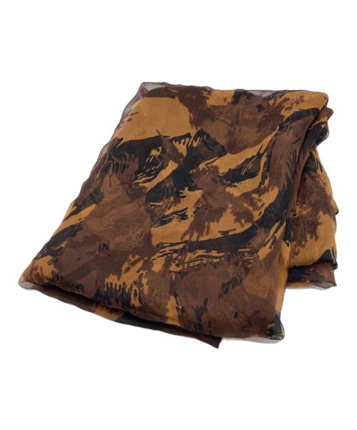 BOTTEGA VENETA（ボッテガベネタ）BOTTEGA VENETA (ボッテガベネタ) 総柄スカーフ ブラウンの古着・服飾アイテム