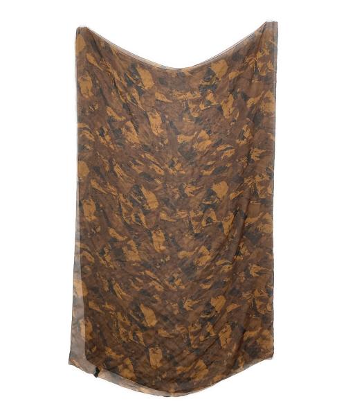 BOTTEGA VENETA（ボッテガベネタ）BOTTEGA VENETA (ボッテガベネタ) 総柄スカーフ ブラウンの古着・服飾アイテム