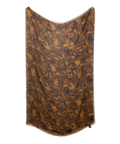 BOTTEGA VENETA（ボッテガベネタ）BOTTEGA VENETA (ボッテガベネタ) 総柄スカーフ ブラウンの古着・服飾アイテム