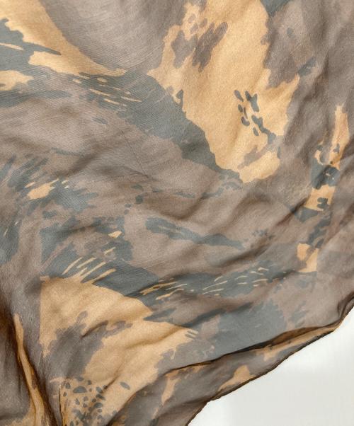 BOTTEGA VENETA（ボッテガベネタ）BOTTEGA VENETA (ボッテガベネタ) 総柄スカーフ ブラウンの古着・服飾アイテム