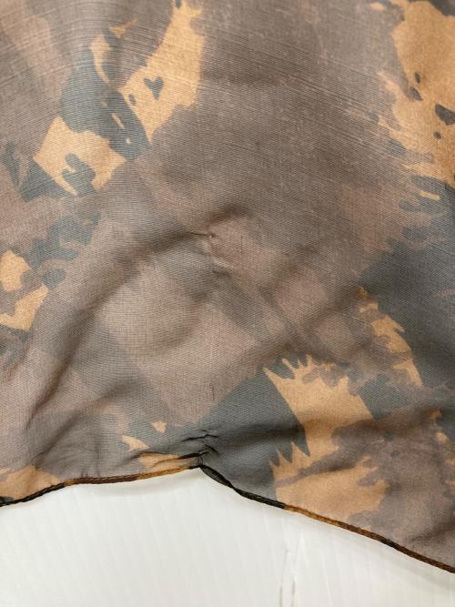 BOTTEGA VENETA（ボッテガベネタ）BOTTEGA VENETA (ボッテガベネタ) 総柄スカーフ ブラウンの古着・服飾アイテム