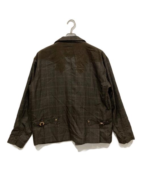 Ballsy.Brothers（ボールジーブラザーズ）Ballsy.Brothers (ボールジーブラザーズ) ウエスタンチェックセットアップ ブラウン サイズ:Mの古着・服飾アイテム