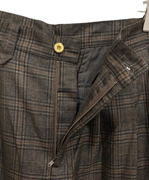 Ballsy.Brothers（ボールジーブラザーズ）Ballsy.Brothers (ボールジーブラザーズ) ウエスタンチェックセットアップ ブラウン サイズ:Mの古着・服飾アイテム