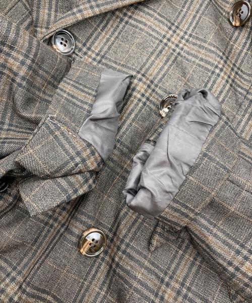 Ballsy.Brothers（ボールジーブラザーズ）Ballsy.Brothers (ボールジーブラザーズ) ウエスタンチェックセットアップ ブラウン サイズ:Mの古着・服飾アイテム