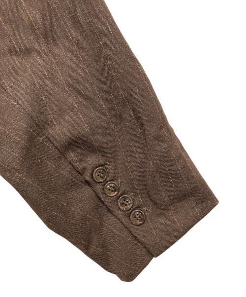 Ballsy.Brothers（ボールジーブラザーズ）Ballsy.Brothers (ボールジーブラザーズ) ウエスタンストライプセットアップ ブラウン サイズ:Mの古着・服飾アイテム