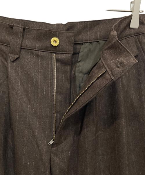 Ballsy.Brothers（ボールジーブラザーズ）Ballsy.Brothers (ボールジーブラザーズ) ウエスタンストライプセットアップ ブラウン サイズ:Mの古着・服飾アイテム