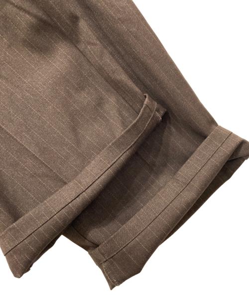 Ballsy.Brothers（ボールジーブラザーズ）Ballsy.Brothers (ボールジーブラザーズ) ウエスタンストライプセットアップ ブラウン サイズ:Mの古着・服飾アイテム