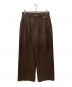 Ballsy.Brothersボールジーブラザーズ）の古着「ウエスタンストライプパンツ」｜ブラウン