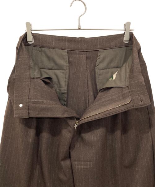 Ballsy.Brothers（ボールジーブラザーズ）Ballsy.Brothers (ボールジーブラザーズ) ウエスタンストライプパンツ ブラウン サイズ:Lの古着・服飾アイテム