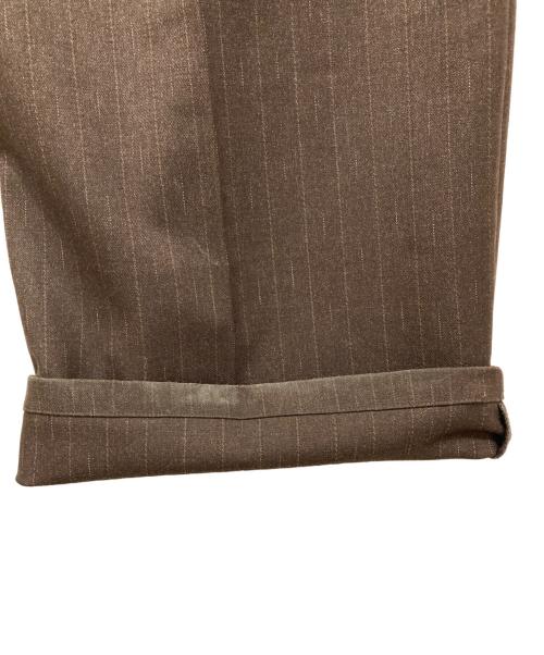 Ballsy.Brothers（ボールジーブラザーズ）Ballsy.Brothers (ボールジーブラザーズ) ウエスタンストライプパンツ ブラウン サイズ:Lの古着・服飾アイテム