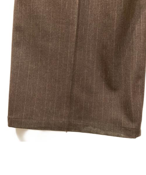 Ballsy.Brothers（ボールジーブラザーズ）Ballsy.Brothers (ボールジーブラザーズ) ウエスタンストライプパンツ ブラウン サイズ:Lの古着・服飾アイテム