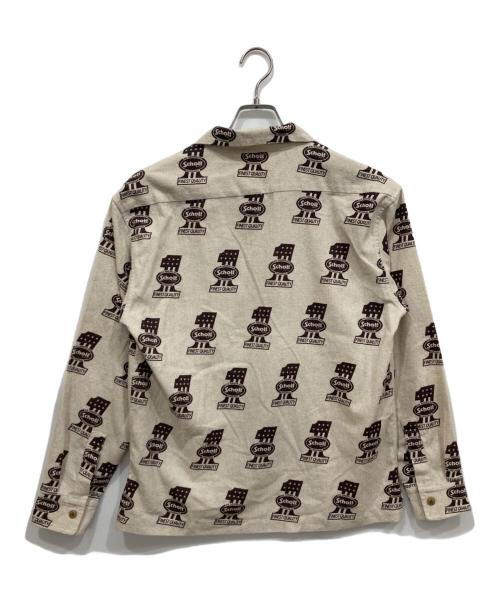 Schott（ショット）Schott (ショット) ヘンプヴィスコース ナンバーワン シャツ アイボリー サイズ:Sの古着・服飾アイテム