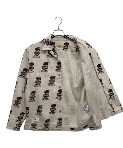 Schott（ショット）Schott (ショット) ヘンプヴィスコース ナンバーワン シャツ アイボリー サイズ:Sの古着・服飾アイテム