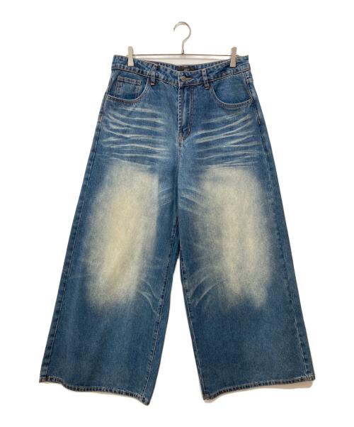 JC OFFICIAL（ジェーシー オフィシャル）JC Official (ジェーシー オフィシャル) スーパーワイドデニムパンツ インディゴ サイズ:Lの古着・服飾アイテム
