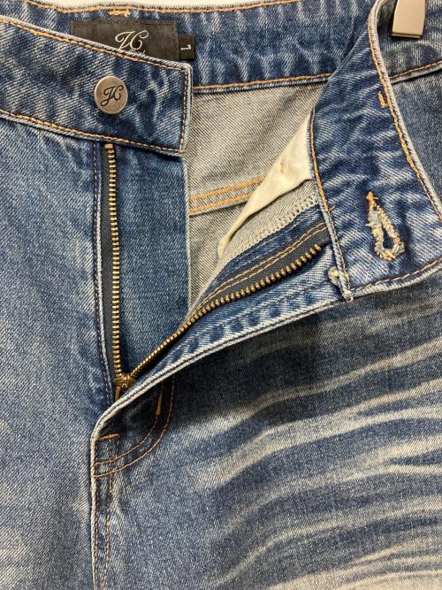 JC OFFICIAL（ジェーシー オフィシャル）JC Official (ジェーシー オフィシャル) スーパーワイドデニムパンツ インディゴ サイズ:Lの古着・服飾アイテム