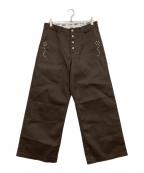 Dickies×BAD WAYディッキーズ×バッドウェイ）の古着「スタッズチノパン　BW1131」｜ブラウン