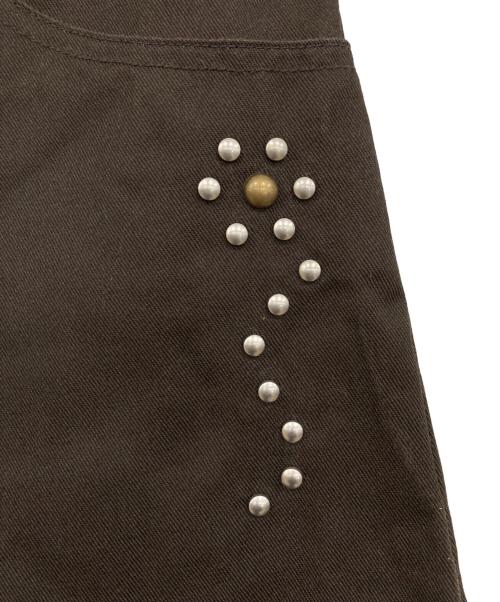 Dickies（ディッキーズ）Dickies (ディッキーズ) BAD WAY (バッドウェイ) スタッズチノパン　BW1131 ブラウン サイズ:Lの古着・服飾アイテム