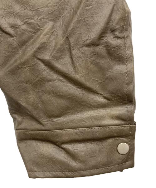 NOS COULEURS（ノ クールール）NOS COULEURS (ユーズド) エコレザースタッズジャケット ブラウン サイズ:FREEの古着・服飾アイテム